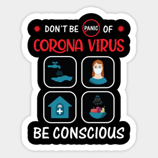 Corona virus Sticker